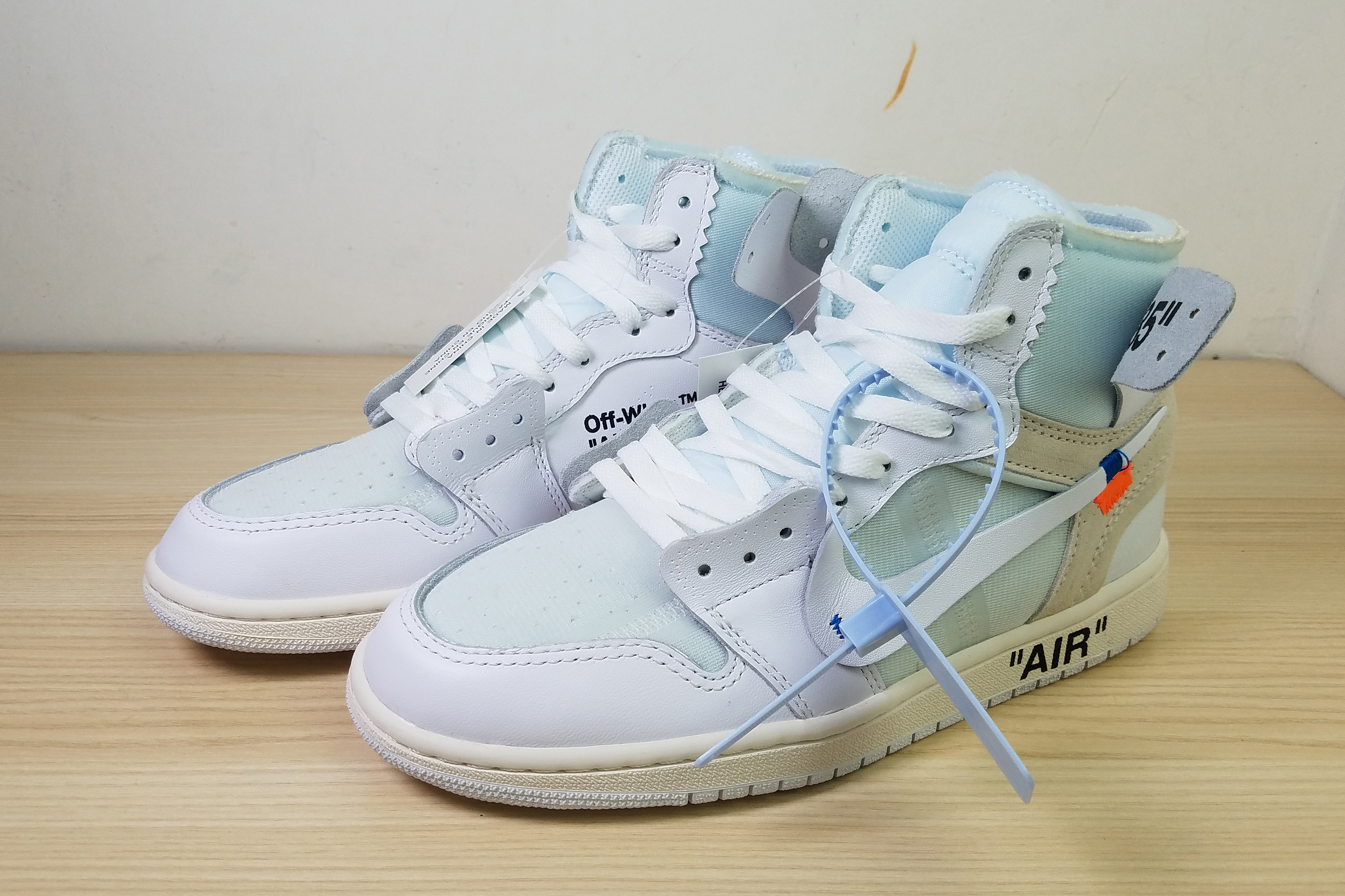 Air Jordan 1 White Light Blue - Click Image to Close